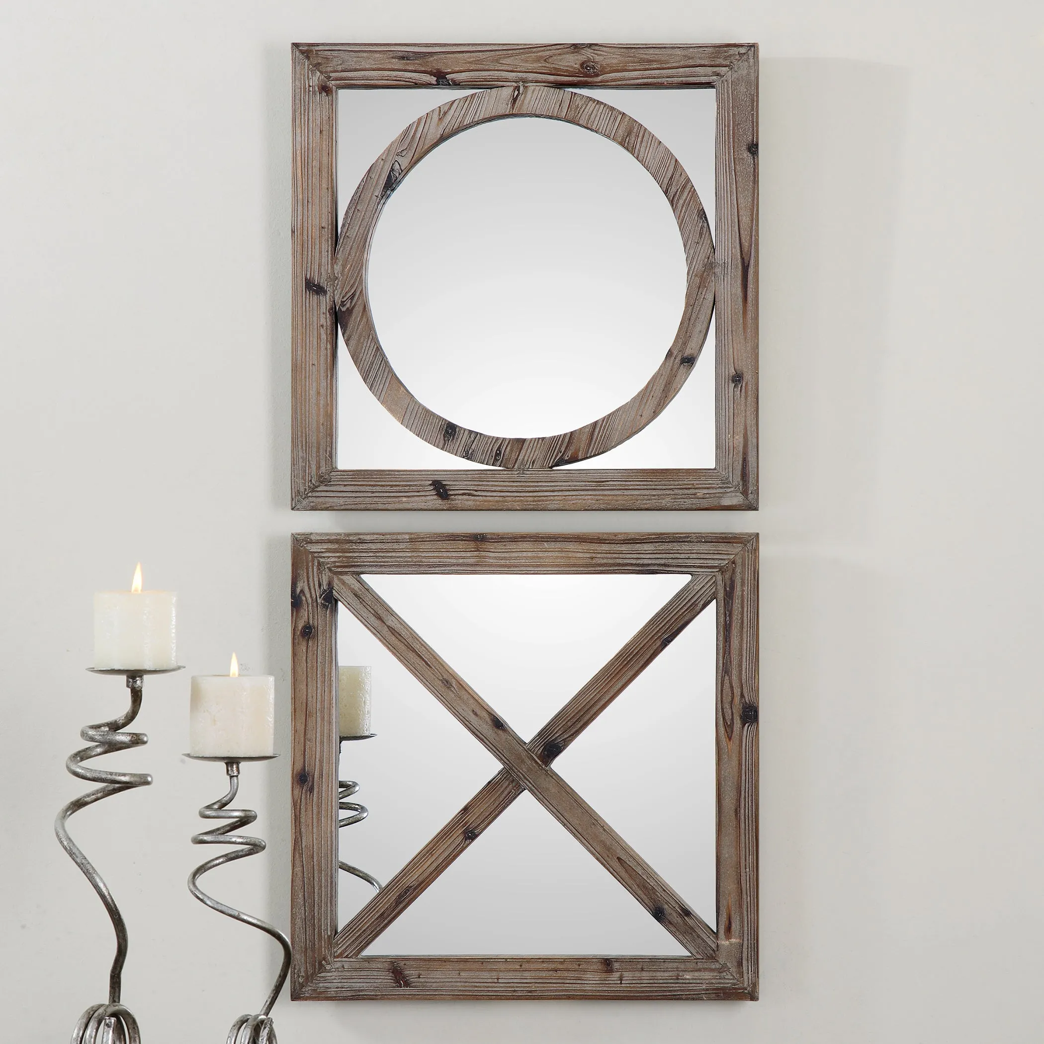 Baci E Abbracci, Wooden Mirrors S/2